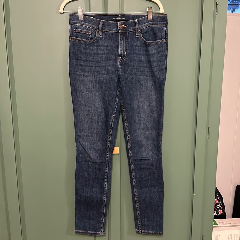 Calvin Klein mid rise skinny jeans